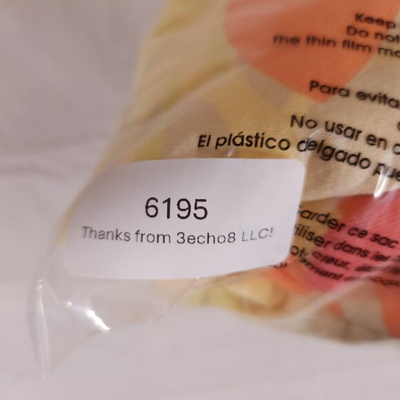 Fresh Produce Floral Terry Lined Soft Sweater Womens Medium Beach Summer USA - Picture 11 of 11